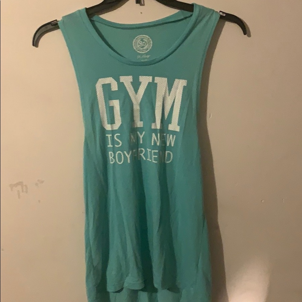 “Gym is my new boyfriend” tank top